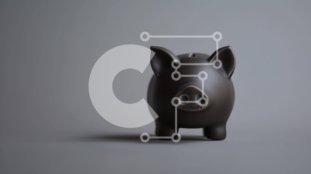 Intra Συλλεκτικό Ξύλινο Παζλ Plywood  4mm - Μαύρος κουμπαράς σε γκρι φόντο Σε Ξύλινο Κουτί - Διαστάσεις: 10x10 cm – 25 κομμάτια