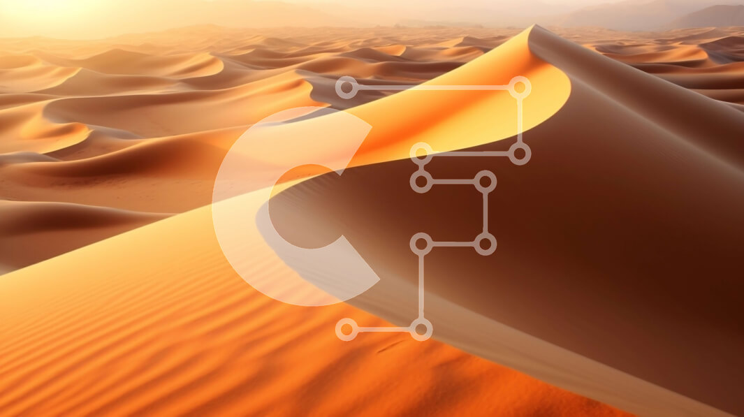 Intra Συλλεκτικό Ξύλινο Παζλ Plywood  4mm - Εκπληκτικό ηλιοβασίλεμα πάνω από αμμόλοφους και βουνά της ερήμου Σε Ξύλινο Κουτί - Διαστάσεις: 10x10 cm – 25 κομμάτια