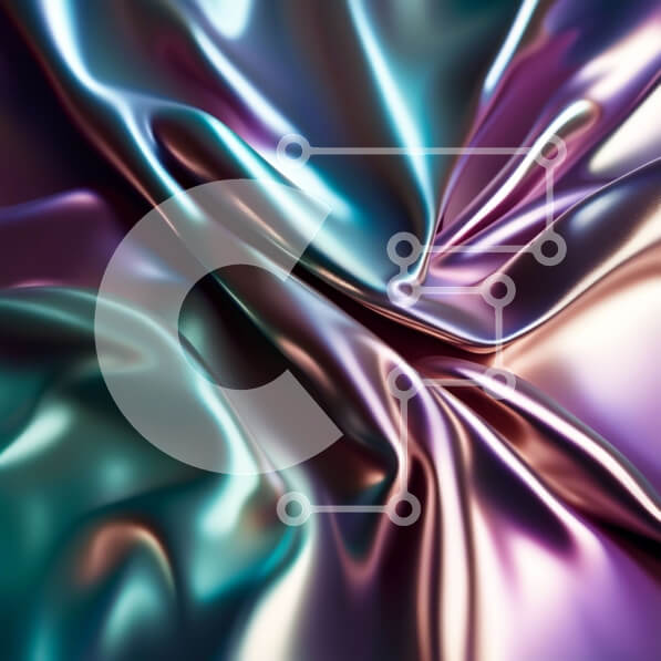 Σετ των 2 Intra Συλλεκτικό Ξύλινο Παζλ Plywood  4mm - Εκπληκτική κινηματογράφηση σε πρώτο πλάνο από μεταλλικό ύφασμα σε μια ζωντανή παλέτα χρωμάτων Σε Ξύλινο Κουτί - Διαστάσεις: 10x10 cm – 25 κομμάτια