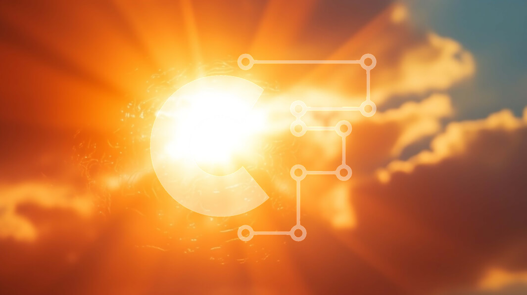 Intra Συλλεκτικό Ξύλινο Παζλ Plywood  4mm - Δονούμενη εικόνα του ήλιου που λάμπει μέσα από σύννεφα μια καθαρή μέρα Σε Ξύλινο Κουτί - Διαστάσεις: 10x10 cm – 25 κομμάτια