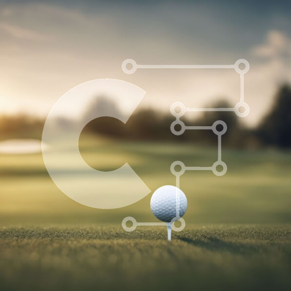 Intra Συλλεκτικό Ξύλινο Παζλ Plywood  4mm - Γήπεδο γκολφ με όμορφη ηλιόλουστη μέρα Σε Ξύλινο Κουτί - Διαστάσεις Puzzle: 10x10 cm – 25 κομμάτια