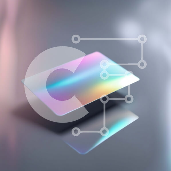 Intra Συλλεκτικό Ξύλινο Παζλ Plywood  4mm - Πολύχρωμο ολογραφικό σχέδιο σε πιστωτική κάρτα Σε Ξύλινο Κουτί - Διαστάσεις: 10x10 cm – 25 κομμάτια