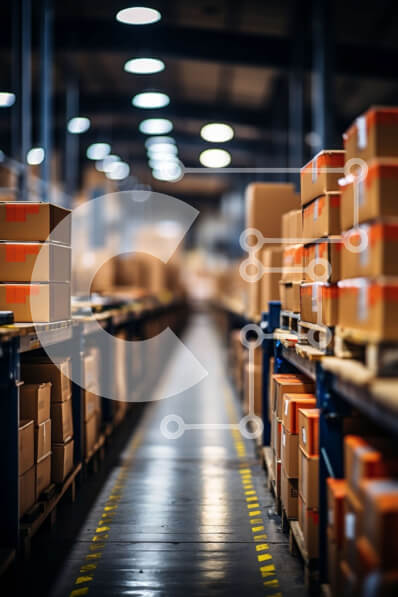 Intra Συλλεκτικό Ξύλινο Παζλ Plywood  4mm - Βιομηχανική Αποθήκη με Σύστημα Οργανωμένης Αποθήκευσης Σε Ξύλινο Κουτί - Διαστάσεις Puzzle: 10x10 cm – 25 κομμάτια