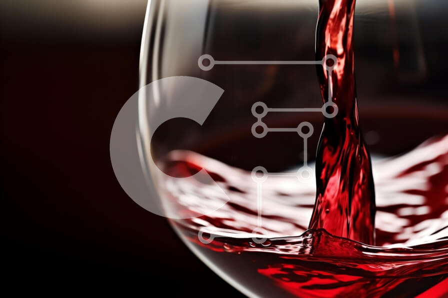 Σετ των 2 Intra Συλλεκτικό Ξύλινο Παζλ Plywood  4mm - Ρίχνοντας κόκκινο κρασί σε ένα ποτήρι Σε Ξύλινο Κουτί - Διαστάσεις: 10x10 cm – 25 κομμάτια