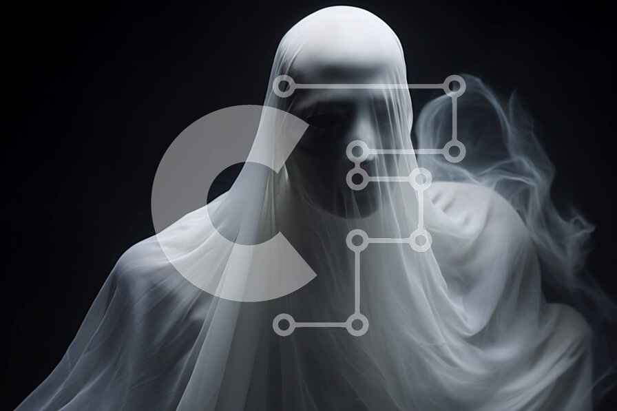 Intra Συλλεκτικό Ξύλινο Παζλ Plywood  4mm - Καπνός που αναπνέει Ghostly Figure Σε Ξύλινο Κουτί - Διαστάσεις Puzzle: 10x10 cm – 25 κομμάτια