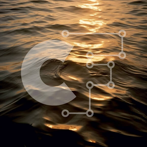 Intra Συλλεκτικό Ξύλινο Παζλ Plywood  4mm - Εκπληκτικό ηλιοβασίλεμα πάνω από τον ωκεανό με κύματα και αντανακλάσεις Σε Ξύλινο Κουτί - Διαστάσεις: 10x10 cm – 25 κομμάτια