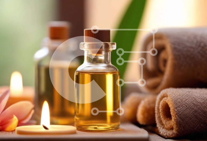 Intra Συλλεκτικό Ξύλινο Παζλ Plywood  4mm - Τραπέζι σπα με αιθέρια έλαια, κεριά και πετσέτες Σε Ξύλινο Κουτί - Διαστάσεις Puzzle: 10x10 cm – 25 κομμάτια