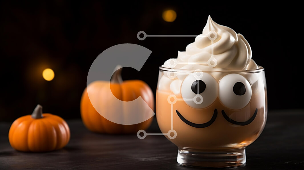 Σετ των 2 Intra Συλλεκτικό Ξύλινο Παζλ Plywood  4mm - Ρόφημα κολοκύθας σαντιγί Σε Ξύλινο Κουτί - Διαστάσεις: 10x10 cm – 25 κομμάτια