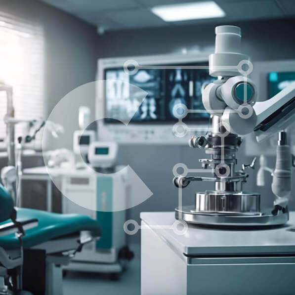 Intra Συλλεκτικό Ξύλινο Παζλ Plywood  4mm - Ιατρικό δωμάτιο με εξοπλισμό και οθόνες τηλεόρασης Σε Ξύλινο Κουτί - Διαστάσεις Puzzle: 10x10 cm – 25 κομμάτια