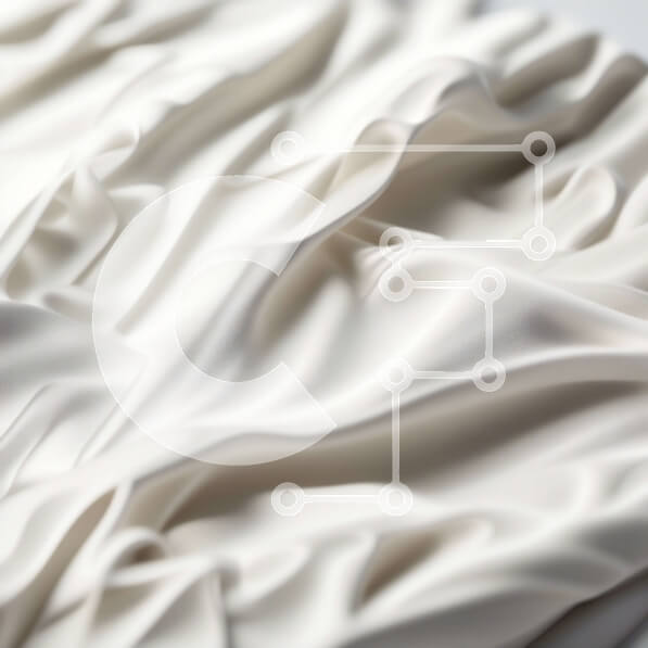 Intra Συλλεκτικό Ξύλινο Παζλ Plywood  4mm - Πολυτελές και κομψό κοντινό πλάνο από ζαρωμένο μεταξωτό ύφασμα Σε Ξύλινο Κουτί - Διαστάσεις Puzzle: 10x10 cm – 25 κομμάτια