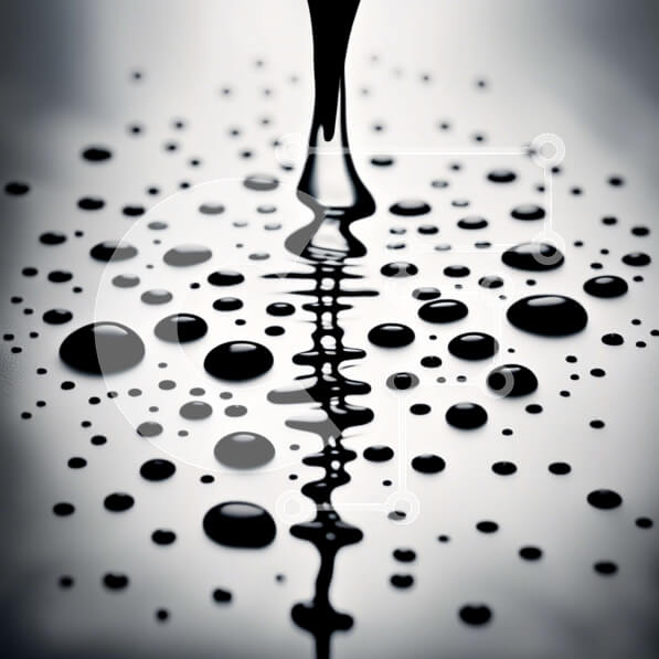 Intra Συλλεκτικό Ξύλινο Παζλ Plywood  4mm - Εκπληκτική μακρο φωτογραφία σταγονιδίου νερού που αιωρείται στον αέρα Σε Ξύλινο Κουτί - Διαστάσεις: 10x10 cm – 25 κομμάτια