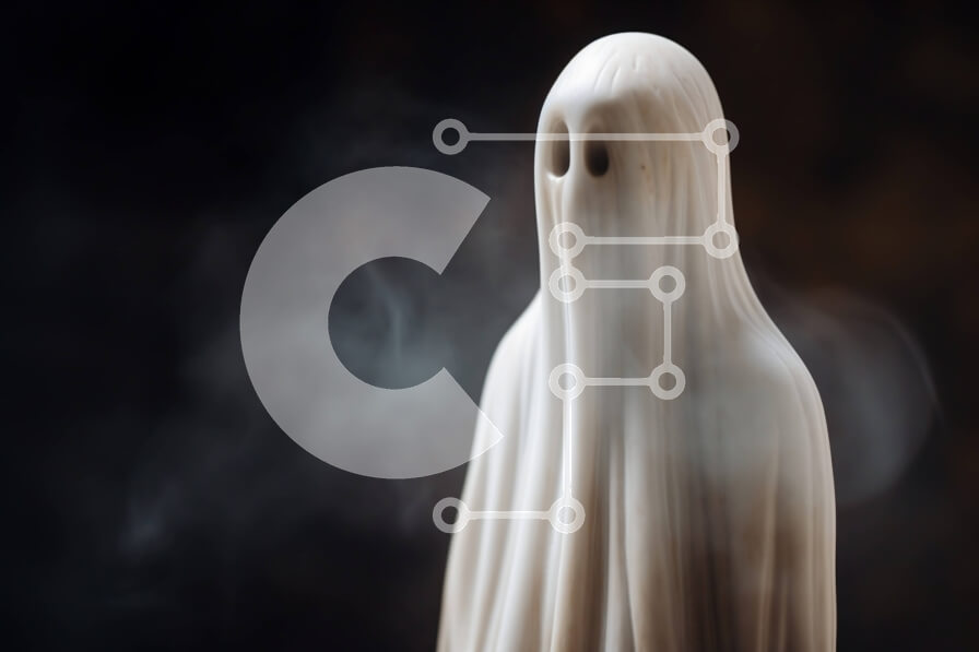 Intra Συλλεκτικό Ξύλινο Παζλ Plywood  4mm - Ανατριχιαστικό ειδώλιο φάντασμα που εκπέμπει καπνό Σε Ξύλινο Κουτί - Διαστάσεις Puzzle: 10x10 cm – 25 κομμάτια