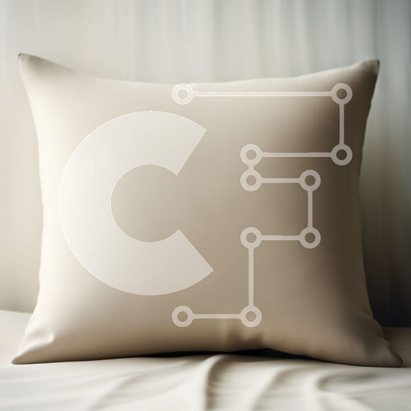 Intra Συλλεκτικό Ξύλινο Παζλ Plywood  4mm - Άνετο και μινιμαλιστικό υπνοδωμάτιο με μπεζ μαξιλάρι σε λευκό κρεβάτι Σε Ξύλινο Κουτί - Διαστάσεις Puzzle: 10x10 cm – 25 κομμάτια