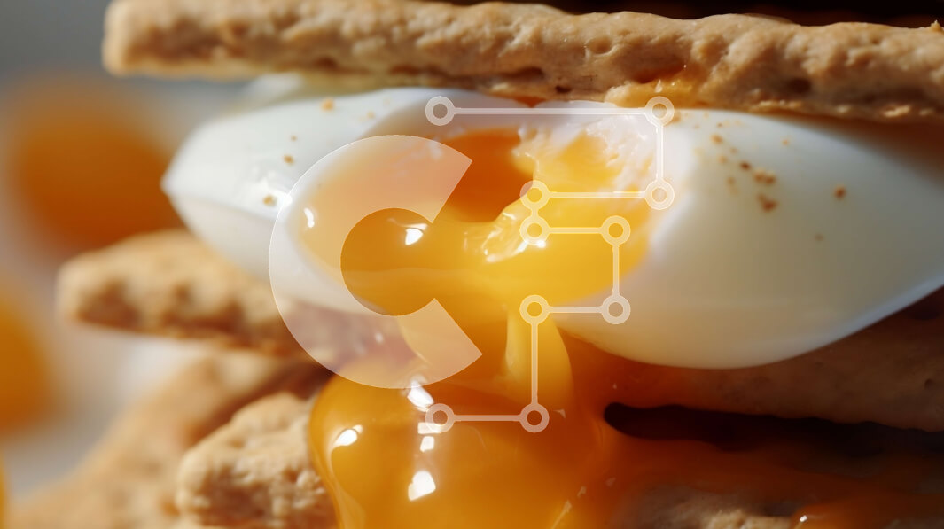 Σετ των 2 Intra Συλλεκτικό Ξύλινο Παζλ Plywood  4mm - Στοίβα κρακεράκια με βραστό αυγό Σε Ξύλινο Κουτί - Διαστάσεις: 10x10 cm – 25 κομμάτια