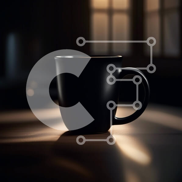 Intra Συλλεκτικό Ξύλινο Παζλ Plywood  4mm - Άνετη εικόνα μιας μαύρης κούπας καφέ σε ένα ξύλινο τραπέζι δίπλα σε ένα παράθυρο Σε Ξύλινο Κουτί - Διαστάσεις: 10x10 cm – 25 κομμάτια