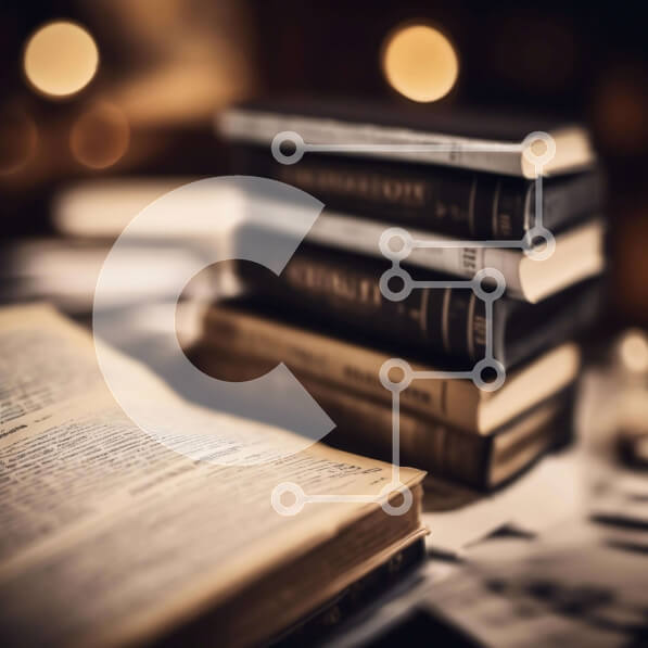 Intra Συλλεκτικό Ξύλινο Παζλ Plywood  4mm - Στοίβα βιβλίων με ανοιχτό βιβλίο και κεριά Σε Ξύλινο Κουτί - Διαστάσεις Puzzle: 10x10 cm – 25 κομμάτια