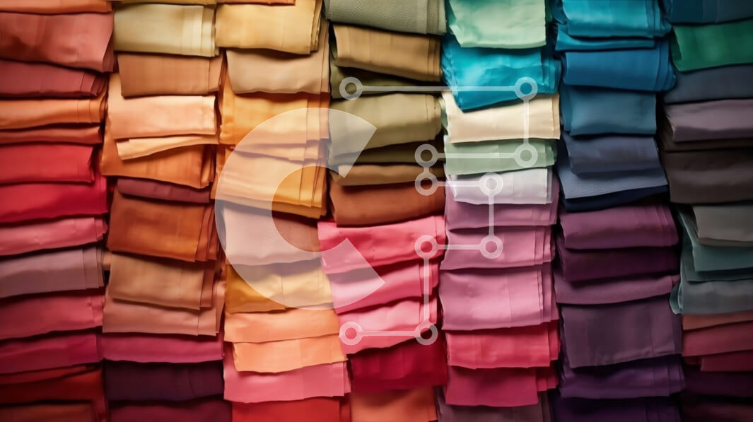 Intra Συλλεκτικό Ξύλινο Παζλ Plywood  4mm - Ζωντανή στοίβα από μεταξωτά κασκόλ για τους λάτρεις της μόδας Σε Ξύλινο Κουτί - Διαστάσεις Puzzle: 10x10 cm – 25 κομμάτια