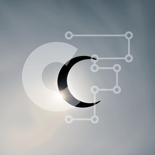 Intra Συλλεκτικό Ξύλινο Παζλ Plywood  4mm - Εκπληκτική εικόνα ενός μισοφέγγαρου σε έναν γκρίζο ουρανό Σε Ξύλινο Κουτί - Διαστάσεις: 10x10 cm – 25 κομμάτια