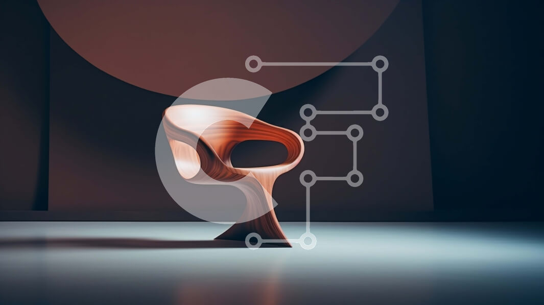 Intra Συλλεκτικό Ξύλινο Παζλ Plywood  4mm - Κομψή και μινιμαλιστική ξύλινη καρέκλα σε δωμάτιο με χαμηλό φωτισμό Σε Ξύλινο Κουτί - Διαστάσεις Puzzle: 10x10 cm – 25 κομμάτια