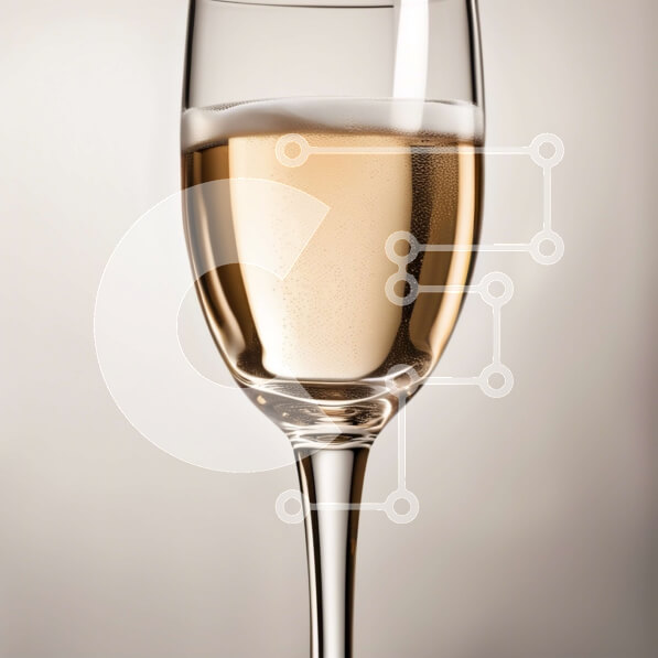 Σετ των 2 Intra Συλλεκτικό Ξύλινο Παζλ Plywood  4mm - Καθαρό ποτήρι λευκό κρασί Σε Ξύλινο Κουτί - Διαστάσεις: 10x10 cm – 25 κομμάτια