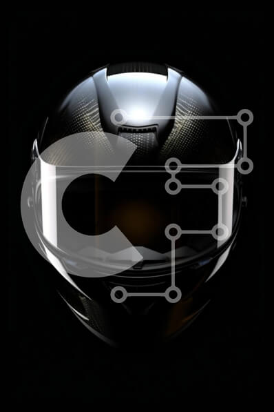 Intra Συλλεκτικό Ξύλινο Παζλ Plywood  4mm - Κομψό και υψηλής τεχνολογίας κράνος μοτοσικλέτας με καθαρό γείσο Σε Ξύλινο Κουτί - Διαστάσεις Puzzle: 10x10 cm – 25 κομμάτια