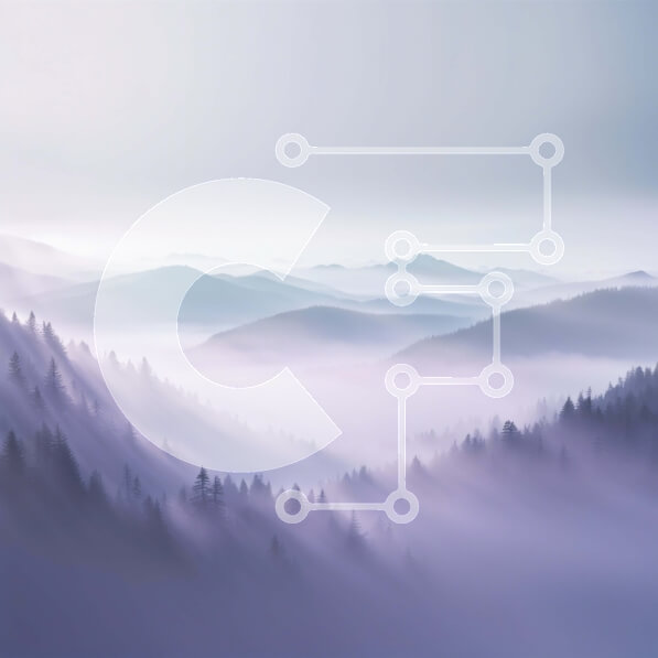 Intra Συλλεκτικό Ξύλινο Παζλ Plywood  4mm - Όμορφη εικόνα μιας ομιχλώδους οροσειράς Σε Ξύλινο Κουτί - Διαστάσεις: 10x10 cm – 25 κομμάτια