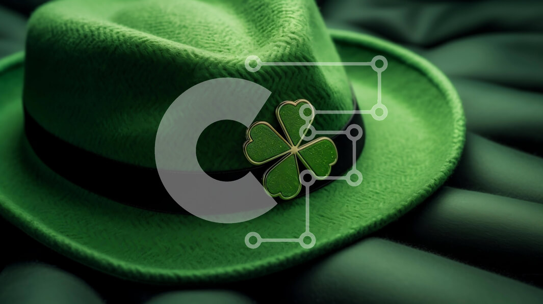 Intra Συλλεκτικό Ξύλινο Παζλ Plywood  4mm - Πράσινο καπέλο τριφύλλι για τους εορτασμούς της ημέρας του Αγίου Πατρικίου Σε Ξύλινο Κουτί - Διαστάσεις: 10x10 cm – 25 κομμάτια