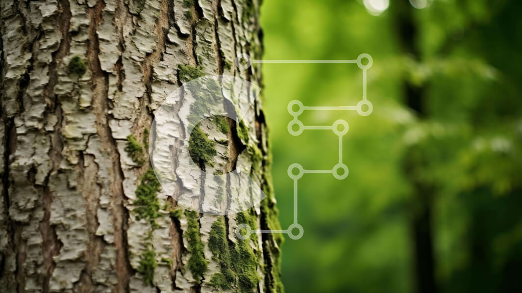 Intra Συλλεκτικό Ξύλινο Παζλ Plywood  4mm - Πορώδης κορμός δέντρου στο δάσος Σε Ξύλινο Κουτί - Διαστάσεις: 10x10 cm – 25 κομμάτια