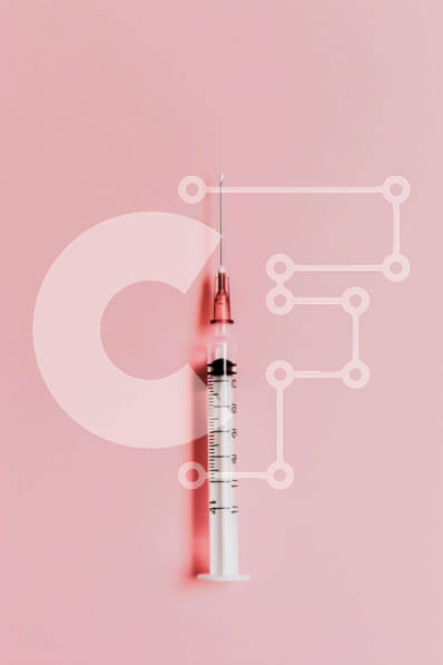 Intra Συλλεκτικό Ξύλινο Παζλ Plywood  4mm - Ιατρική σύριγγα με ένεση με αντίθεση Σε Ξύλινο Κουτί - Διαστάσεις Puzzle: 10x10 cm – 25 κομμάτια