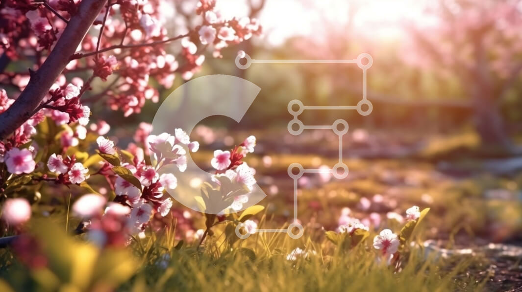 Intra Συλλεκτικό Ξύλινο Παζλ Plywood  4mm - Εκπληκτική εικόνα ενός χωραφιού με ροζ λουλούδια σε πλήρη άνθιση Σε Ξύλινο Κουτί - Διαστάσεις: 10x10 cm – 25 κομμάτια