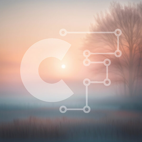 Intra Συλλεκτικό Ξύλινο Παζλ Plywood  4mm - Όμορφη εικόνα ενός δέντρου που στέκεται μόνο του σε ένα ομιχλώδες πεδίο Σε Ξύλινο Κουτί - Διαστάσεις: 10x10 cm – 25 κομμάτια