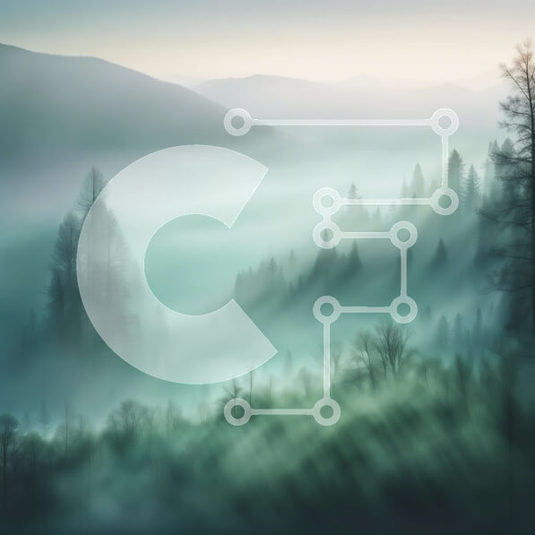 Intra Συλλεκτικό Ξύλινο Παζλ Plywood  4mm - Ονειρικό ορεινό τοπίο με δέντρα και δρόμο με στροφές Σε Ξύλινο Κουτί - Διαστάσεις: 10x10 cm – 25 κομμάτια