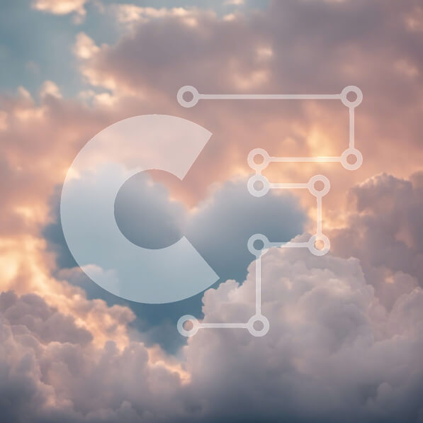 Intra Συλλεκτικό Ξύλινο Παζλ Plywood  4mm - Σύννεφο σε σχήμα καρδιάς στον ουρανό από πολλές γωνίες Σε Ξύλινο Κουτί - Διαστάσεις: 10x10 cm – 25 κομμάτια