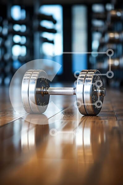 Intra Συλλεκτικό Ξύλινο Παζλ Plywood  4mm - Αλτήρες σε ένα γυμναστήριο Σε Ξύλινο Κουτί - Διαστάσεις Puzzle: 10x10 cm – 25 κομμάτια