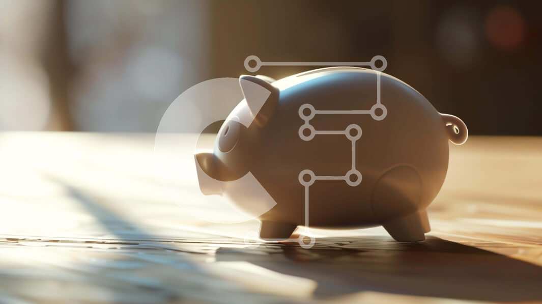 Intra Συλλεκτικό Ξύλινο Παζλ Plywood  4mm - Μικρός λευκός κουμπαράς στο τραπέζι Σε Ξύλινο Κουτί - Διαστάσεις: 10x10 cm – 25 κομμάτια