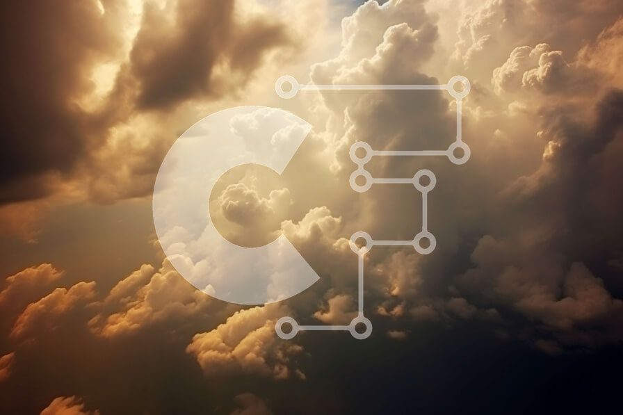 Intra Συλλεκτικό Ξύλινο Παζλ Plywood  4mm - Δυσοίωνος Σχηματισμός Σκοτεινού Σύννεφου με τον Ήλιο να κρυφοκοιτάει Σε Ξύλινο Κουτί - Διαστάσεις Puzzle: 10x10 cm – 25 κομμάτια