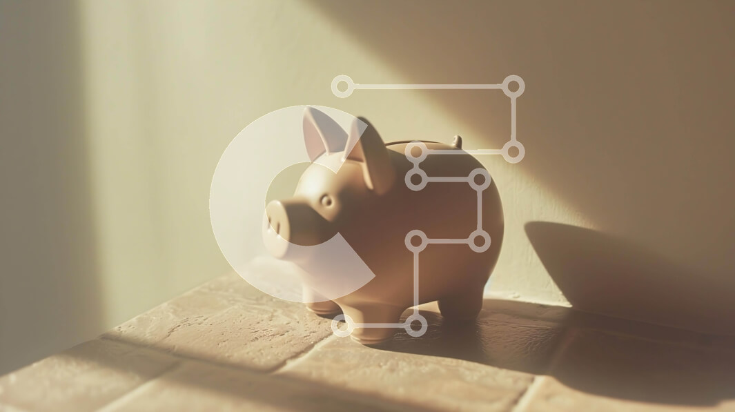 Intra Συλλεκτικό Ξύλινο Παζλ Plywood  4mm - Μικρός καφές κουμπαράς στο δάπεδο με πλακάκια Σε Ξύλινο Κουτί - Διαστάσεις: 10x10 cm – 25 κομμάτια