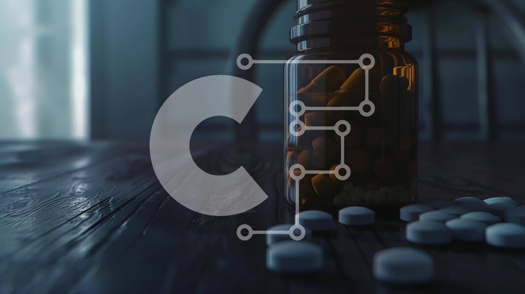 Intra Συλλεκτικό Ξύλινο Παζλ Plywood  4mm - Χάπια που χύνονται από το μπουκάλι στο τραπέζι Σε Ξύλινο Κουτί - Διαστάσεις Puzzle: 10x10 cm – 25 κομμάτια