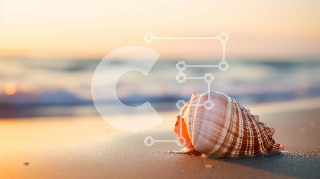 Intra Συλλεκτικό Ξύλινο Παζλ Plywood  4mm - Κοχύλι κόγχης στην άμμο κοντά στον ωκεανό Σε Ξύλινο Κουτί - Διαστάσεις: 10x10 cm – 25 κομμάτια