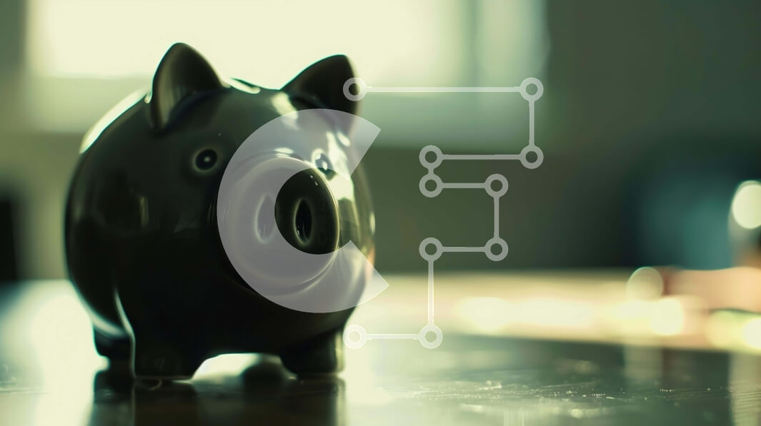 Intra Συλλεκτικό Ξύλινο Παζλ Plywood  4mm - Μαύρος κουμπαράς στο άδειο τραπέζι Σε Ξύλινο Κουτί - Διαστάσεις: 10x10 cm – 25 κομμάτια