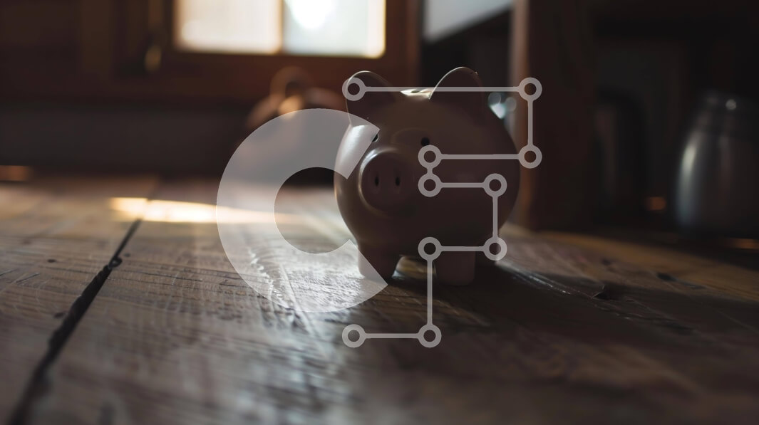 Intra Συλλεκτικό Ξύλινο Παζλ Plywood  4mm - Μικρός κουμπαράς στο ξύλινο πάτωμα Σε Ξύλινο Κουτί - Διαστάσεις: 10x10 cm – 25 κομμάτια