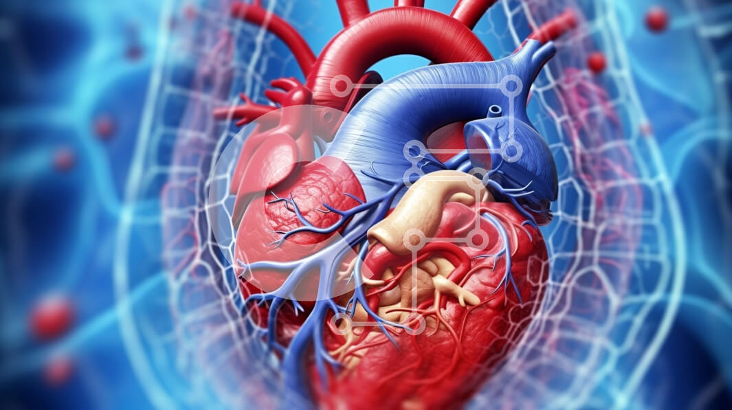 Intra Συλλεκτικό Ξύλινο Παζλ Plywood  4mm - Λεπτομερής εικόνα της ανθρώπινης καρδιάς και της ανατομίας της Σε Ξύλινο Κουτί - Διαστάσεις Puzzle: 10x10 cm – 25 κομμάτια