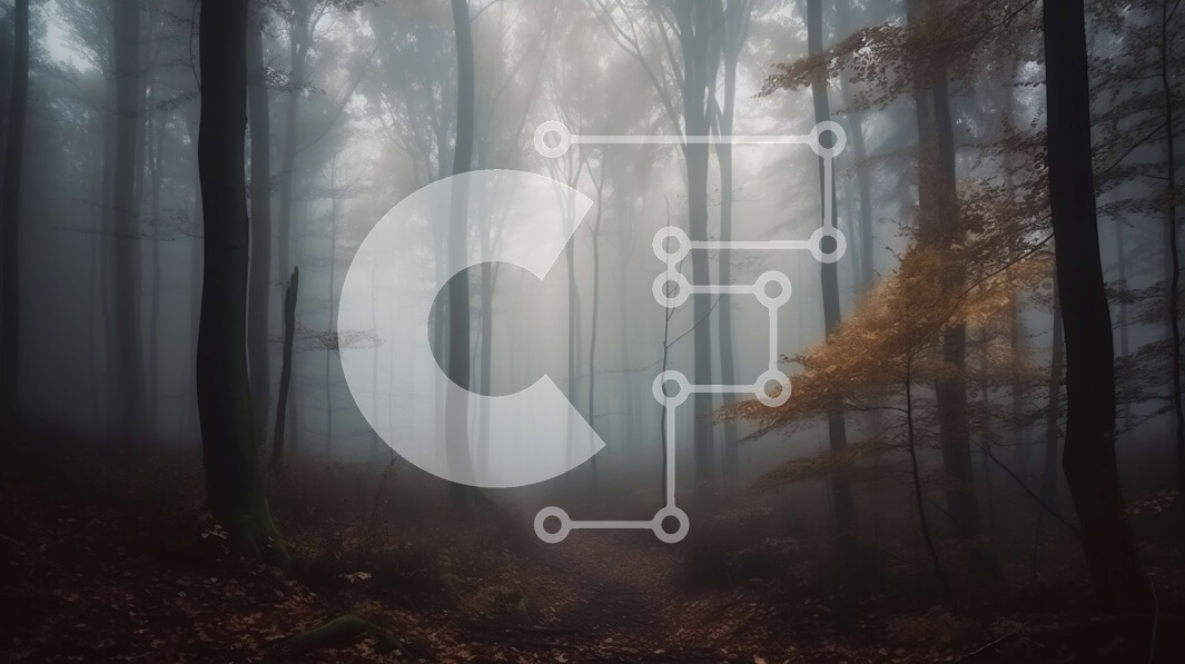 Intra Συλλεκτικό Ξύλινο Παζλ Plywood  4mm - Απόκοσμο δάσος με ομιχλώδη ομίχλη και στενό μονοπάτι Σε Ξύλινο Κουτί - Διαστάσεις: 10x10 cm – 25 κομμάτια