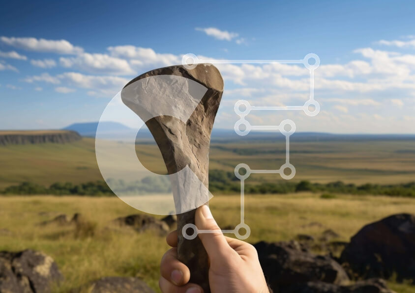 Intra Συλλεκτικό Ξύλινο Παζλ Plywood  4mm - Puzzle 10x10 cm – 25 κομμ με θεμα  Nature-Φύση Discovery: Animal Tusk-like Object Σε Ξύλινο Κουτί - Διαστάσεις: 10x10 cm – 25 κομμάτια