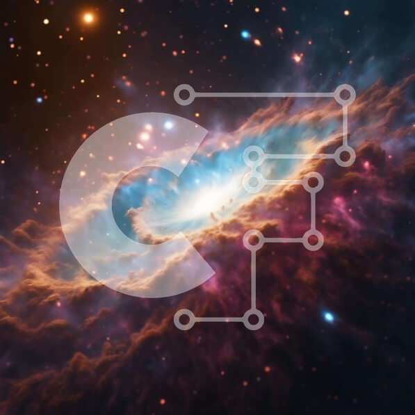 Intra Συλλεκτικό Ξύλινο Παζλ Plywood  4mm - Σπειροειδής νεφέλωμα στον Αστερισμό του Σκορπιού Σε Ξύλινο Κουτί - Διαστάσεις Puzzle: 10x10 cm – 25 κομμάτια