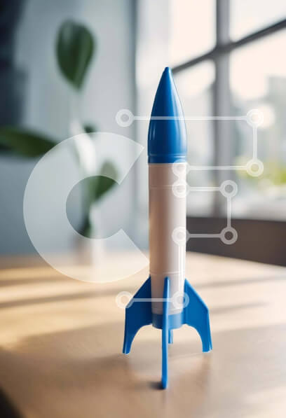 Intra Συλλεκτικό Ξύλινο Παζλ Plywood  4mm - Πύραυλος παιχνίδι σε ξύλινο τραπέζι για εκπαιδευτικούς σκοπούς Σε Ξύλινο Κουτί - Διαστάσεις Puzzle: 10x10 cm – 25 κομμάτια