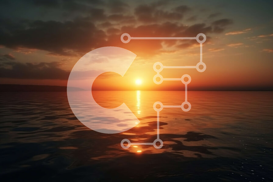 Intra Συλλεκτικό Ξύλινο Παζλ Plywood  4mm - Εκπληκτικό ηλιοβασίλεμα πάνω από τον ωκεανό με ζεστούς πορτοκαλί και ροζ ουρανούς Σε Ξύλινο Κουτί - Διαστάσεις: 10x10 cm – 25 κομμάτια