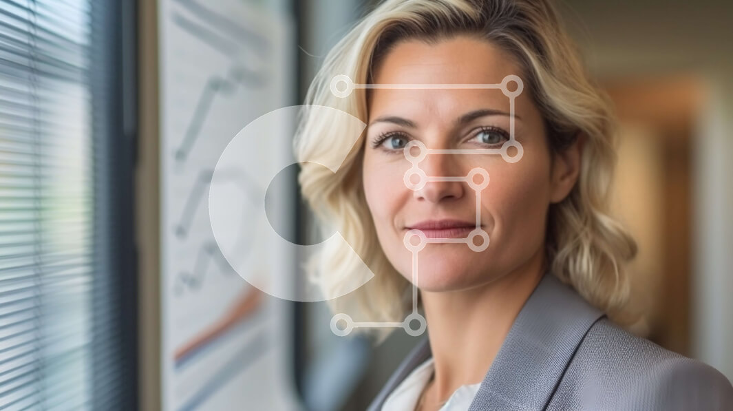 Intra Συλλεκτικό Ξύλινο Παζλ Plywood  4mm - Επιχειρηματίας με κοστούμι που στέκεται μπροστά από το παράθυρο με λευκό πίνακα πίσω της Σε Ξύλινο Κουτί - Διαστάσεις Puzzle: 10x10 cm – 25 κομμάτια