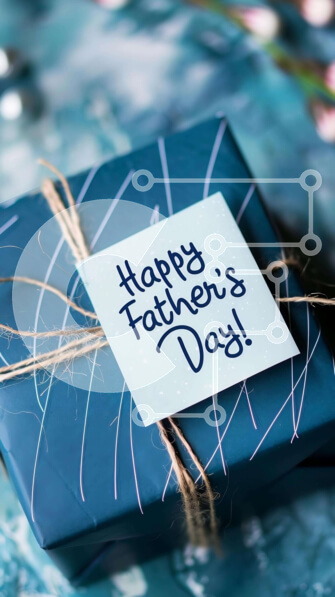 Intra Συλλεκτικό Ξύλινο Παζλ Plywood  4mm - Κουτί δώρου για την ημέρα του πατέρα με λουλούδια και ευχετήρια κάρτα Σε Ξύλινο Κουτί - Διαστάσεις: 10x10 cm – 25 κομμάτια