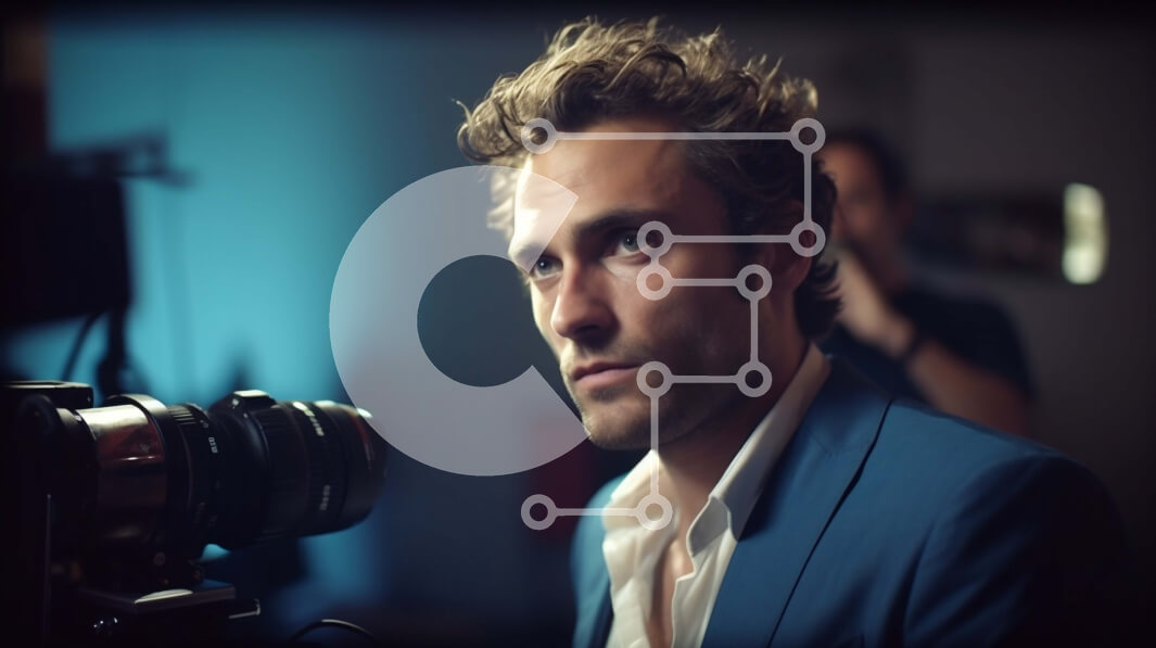 Intra Συλλεκτικό Ξύλινο Παζλ Plywood  4mm - Επαγγελματίας επιχειρηματίας στο μικρόφωνο εκμετάλλευσης στούντιο ηχογράφησης Σε Ξύλινο Κουτί - Διαστάσεις Puzzle: 10x10 cm – 25 κομμάτια